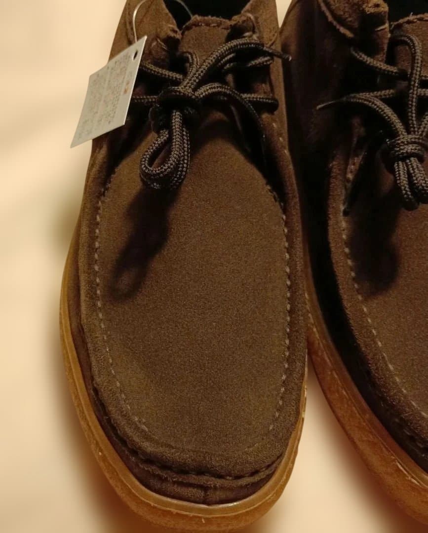 Stefano Rossi スエード ワラビーモカシン24.5cm箱付き