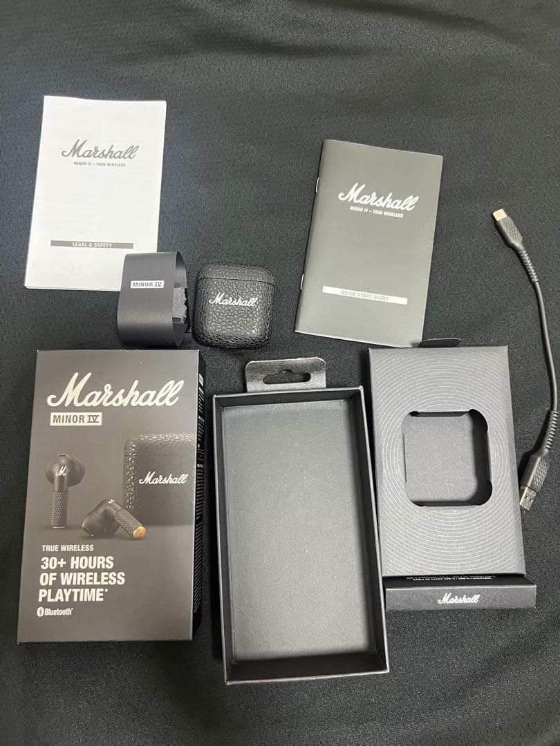 【値下げしました！】Marshall Minor III ブラック イヤフォン