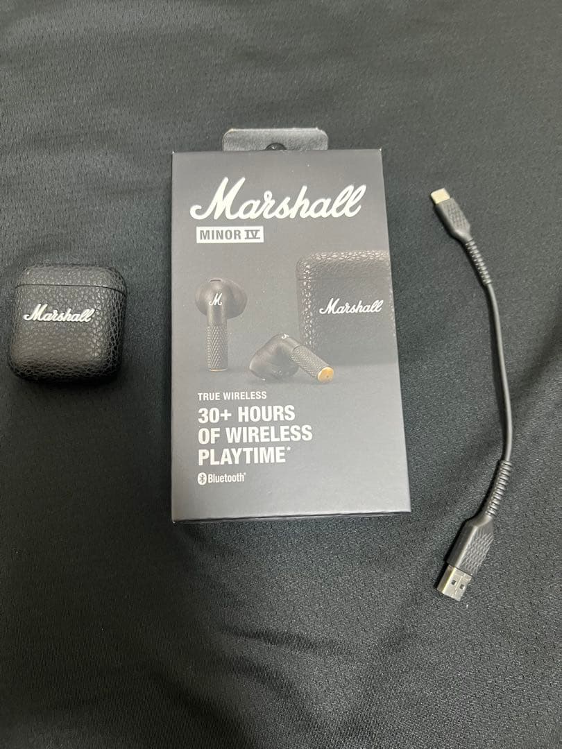 【値下げしました！】Marshall Minor III ブラック イヤフォン