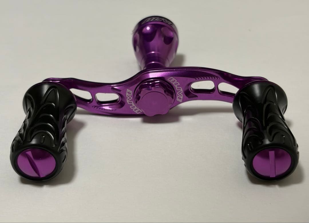 DLIVE ドライブ リールハンドル ダブル 70mm 左右兼用 パープル