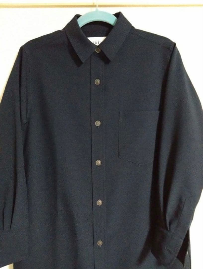 SOEJU ソージュ ソフトオックスシャツワンピース S