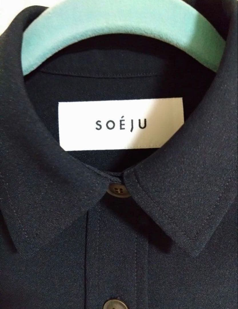 SOEJU ソージュ ソフトオックスシャツワンピース S