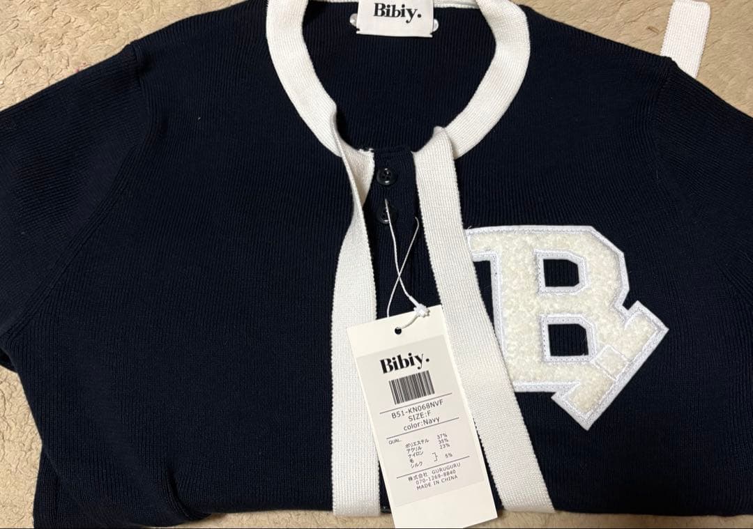 トップス Bibiy B. CLUB TIE CARDIGAN
