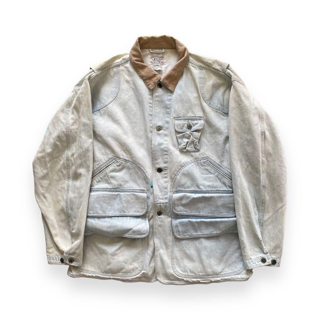 ハ*ド様 Vintage 80s ラルフローレン デニムハンティングジャケット