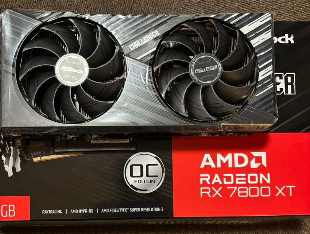 み*ん様 【禁煙Noペット】ASRock RX 7800 XT 16GB