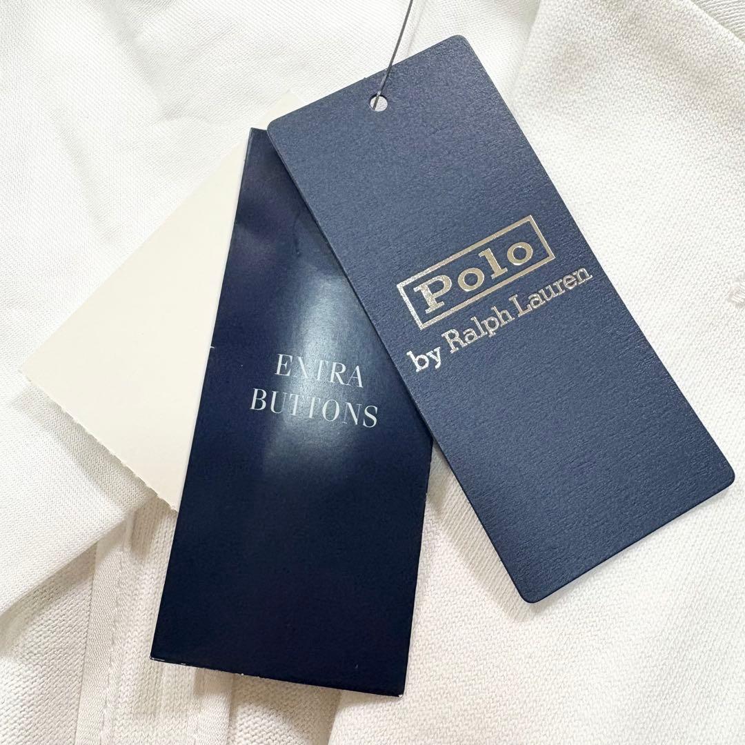 ✨未使用タグ付き✨ラルフローレン　ロゴクレスト コットン ジャージー ブレザー