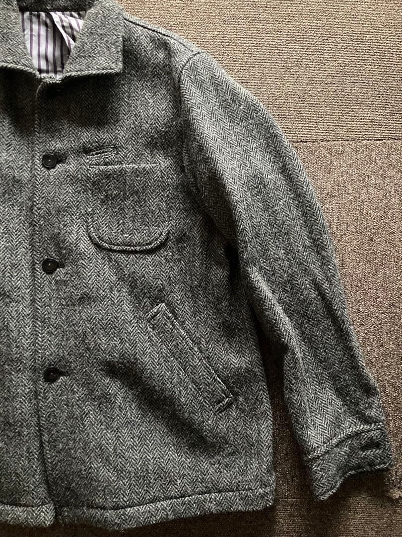 モヒート ハリスツイード ヘリンボーン ジャケット カバーオール 日本製