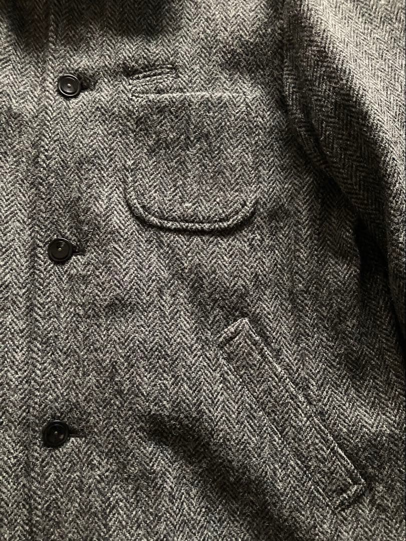 モヒート ハリスツイード ヘリンボーン ジャケット カバーオール 日本製