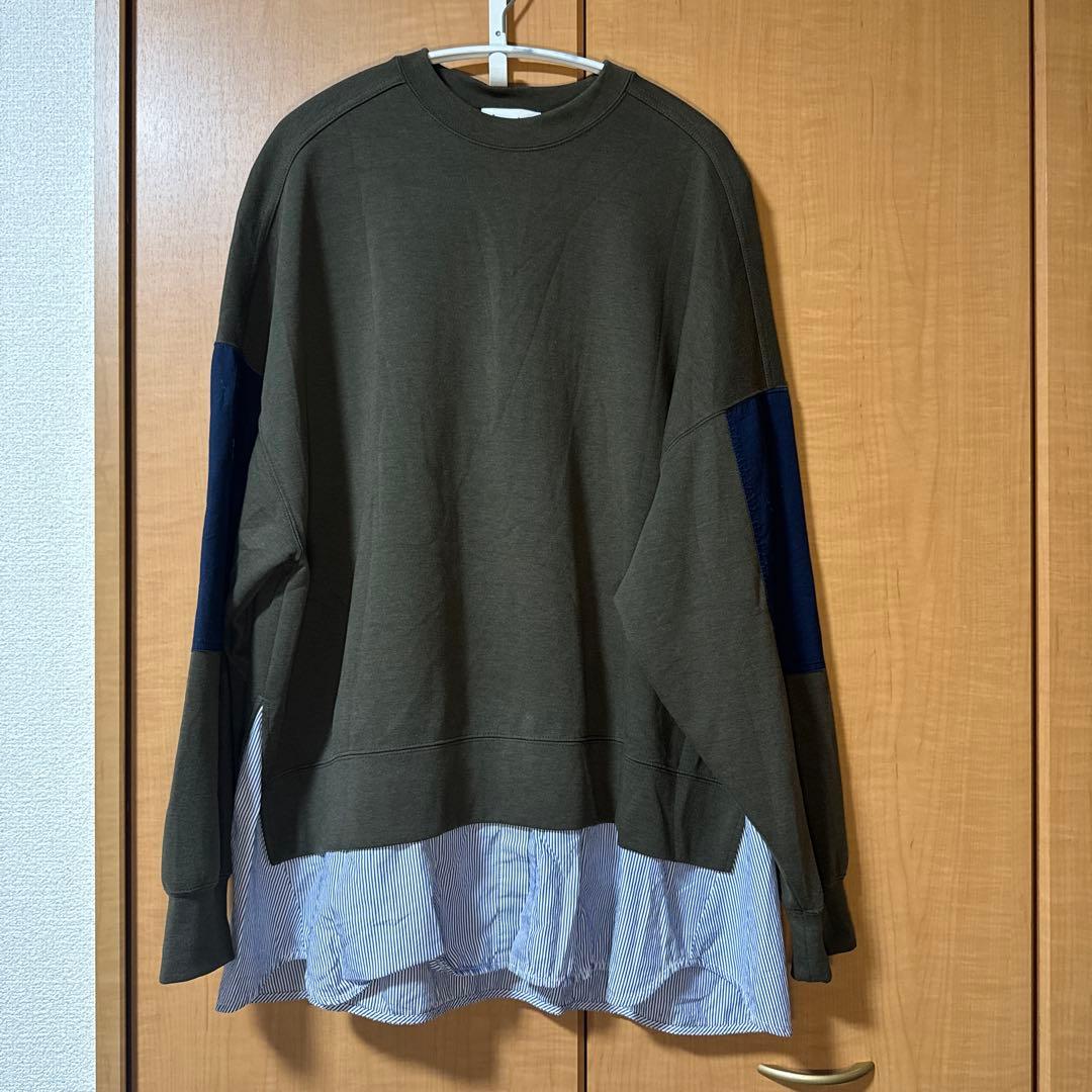 nagonstans レイヤードスウェット