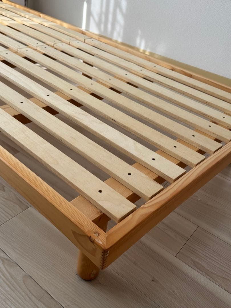 ネルコ neruco すのこベッドフレーム　シングル