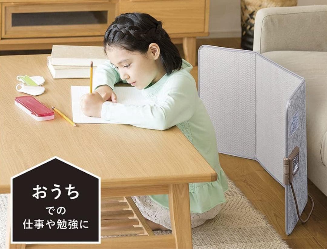 パナソニック デスクヒーター 2段階温度調整 グレー DC-PKD4-H