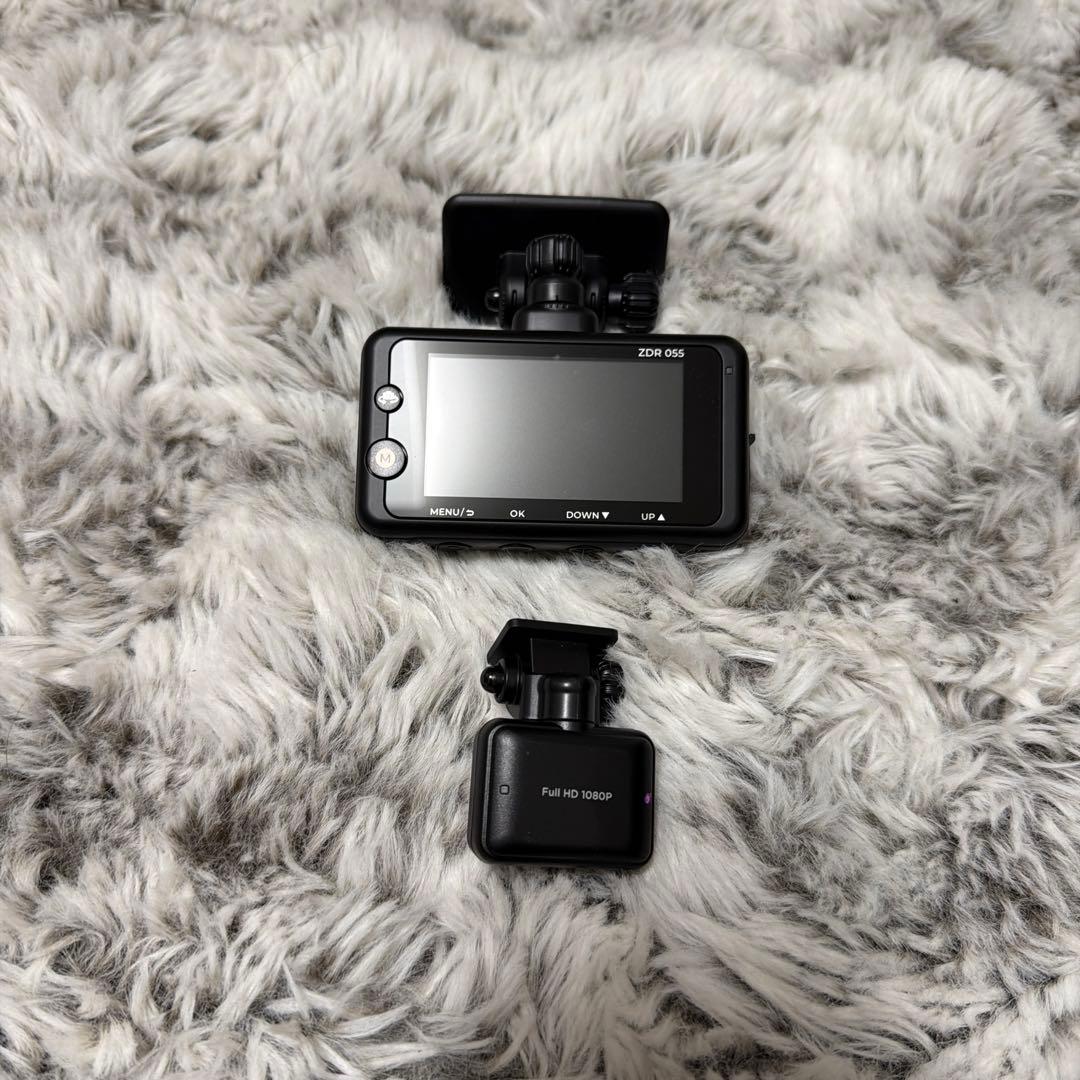 前後　ドライブレコーダー　ドラレコ　COMTEC コムテック　ZDR-055