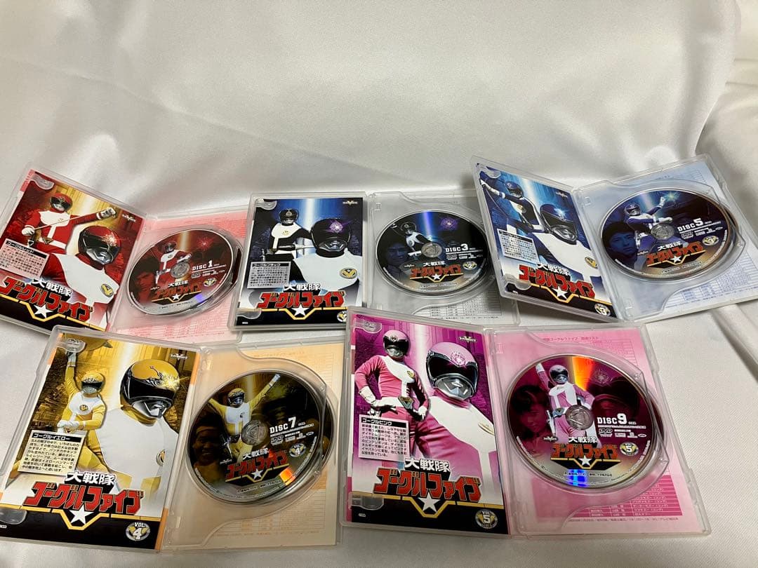 大戦隊ゴーグルファイブ DVD 全巻　全5巻　戦隊　特撮