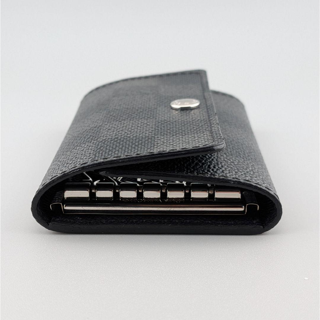 【美品】ルイヴィトン ダミエ グラフィット ミュルティクレ6 キーケース