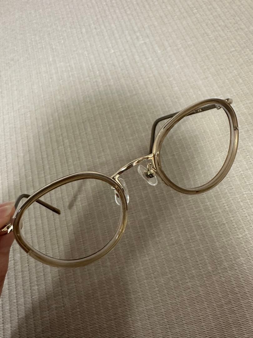 NEW. メガネ　眼鏡　ERI C2 clear brown