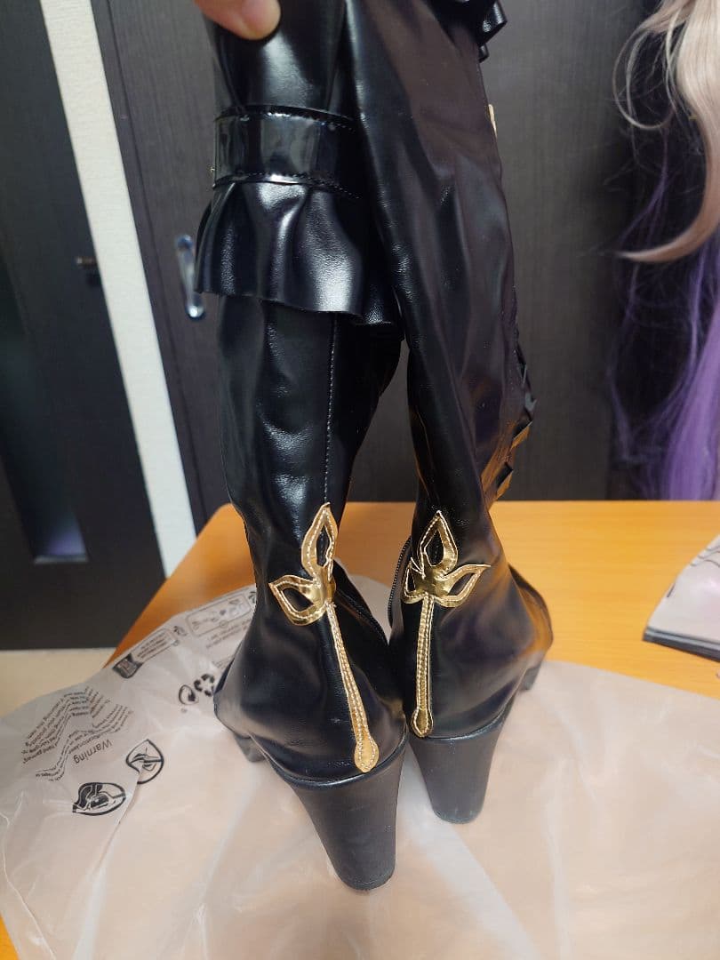 崩壊スターレイル　マダムヘルタ　コスプレ　衣装　XXXLサイズ　ウィッグ靴付