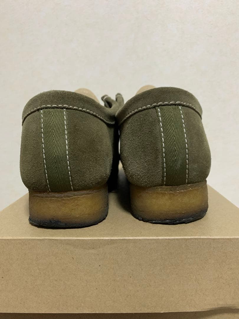 靴 Clarks Wallabee Khaki us 9 1/2