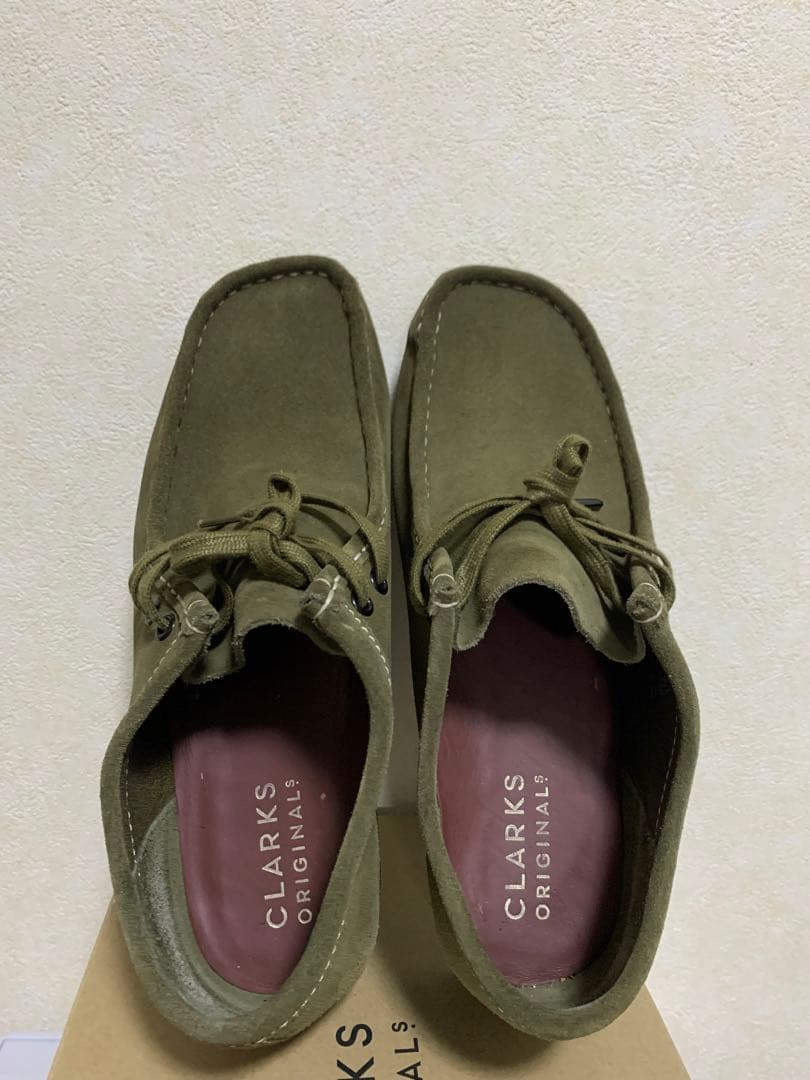 靴 Clarks Wallabee Khaki us 9 1/2