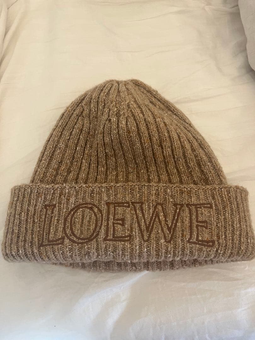 LOEWE ロゴ　ウールビーニー
