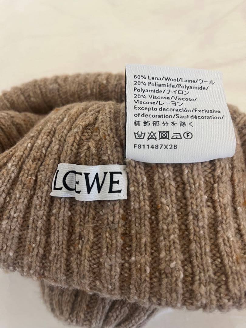LOEWE ロゴ　ウールビーニー