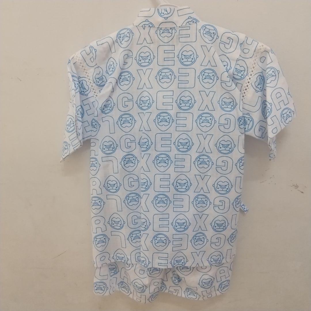 新品未使用 M100~110cm エクストララージキッズ 甚平 ファニーゴリラ