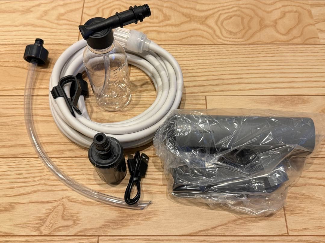 SPICER ポケットタブル高圧洗浄機 SWU-201 (BK)