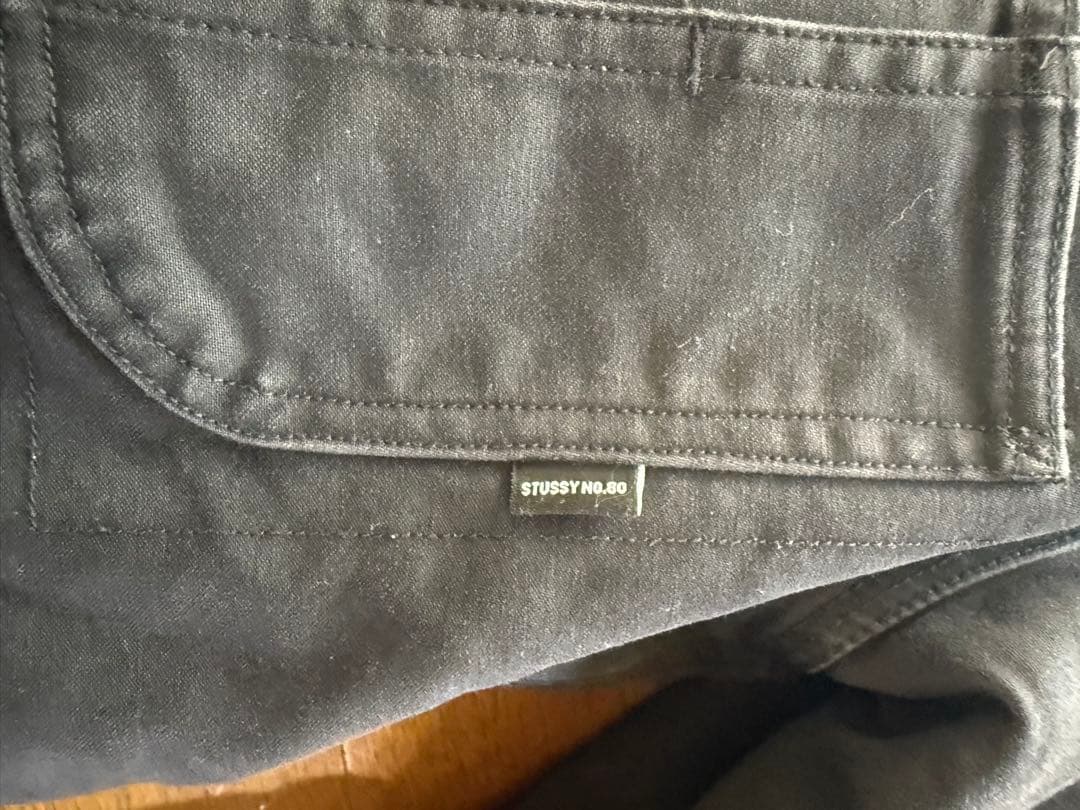 す*に様 Stussy チョアジャケット　カバーオール 　野村訓一 ブラック X