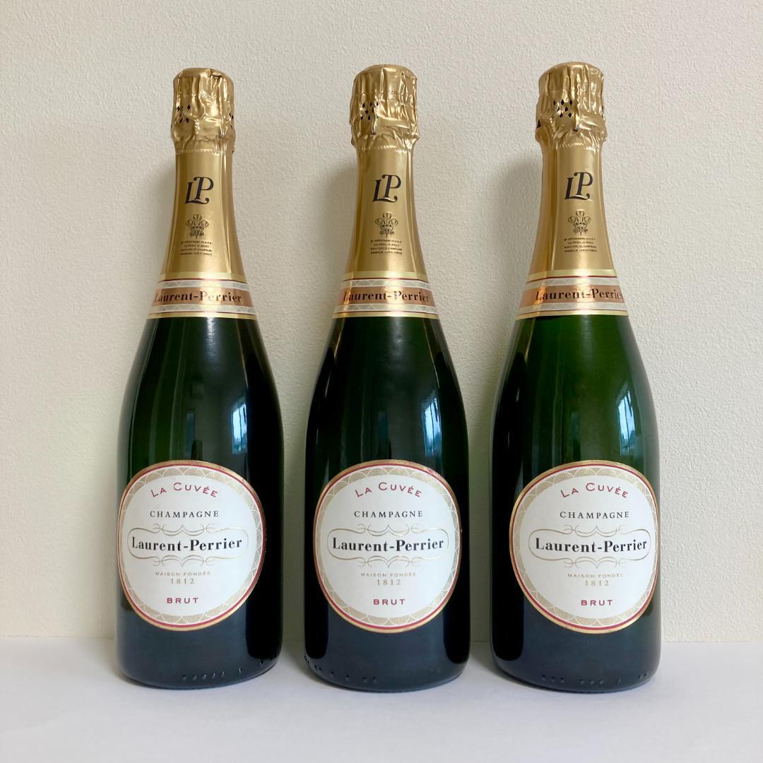 新品未開封★ローラン ペリエ ラキュベ 750ml 3本 まとめ売り シャンパン