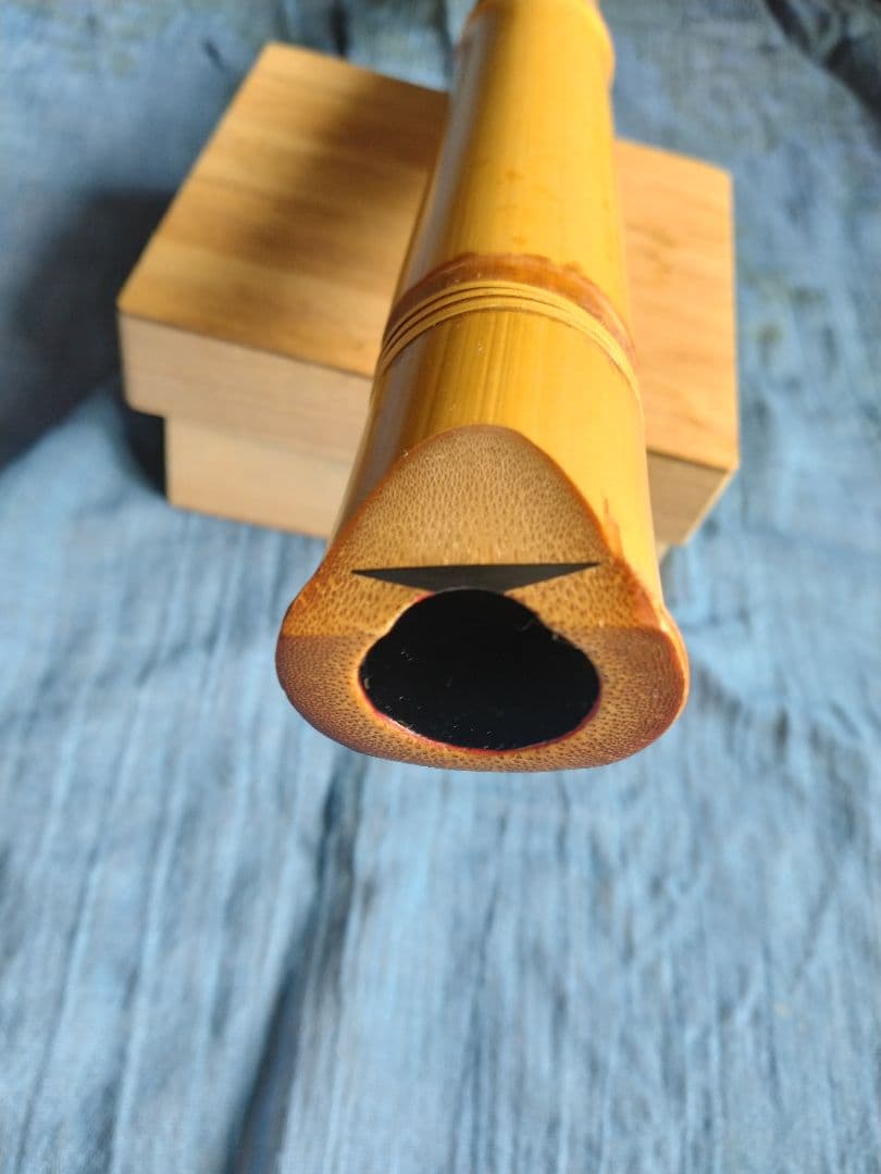 竹製 尺八 本体 一尺九寸