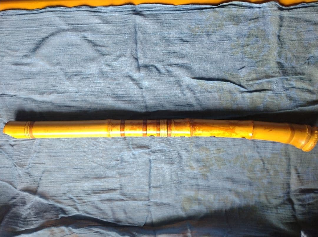 竹製 尺八 本体 一尺九寸