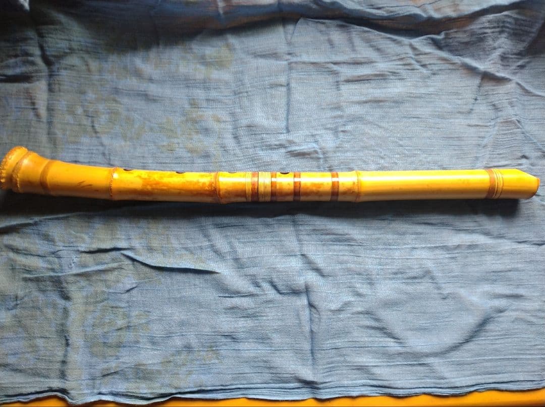 竹製 尺八 本体 一尺九寸