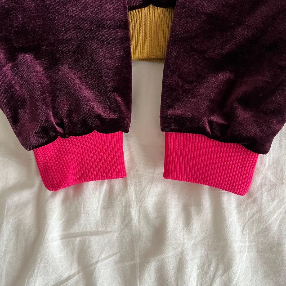 未使用級レア✳︎FRED PERRY ハーフジッププルオーバー　スウェット　ベロア