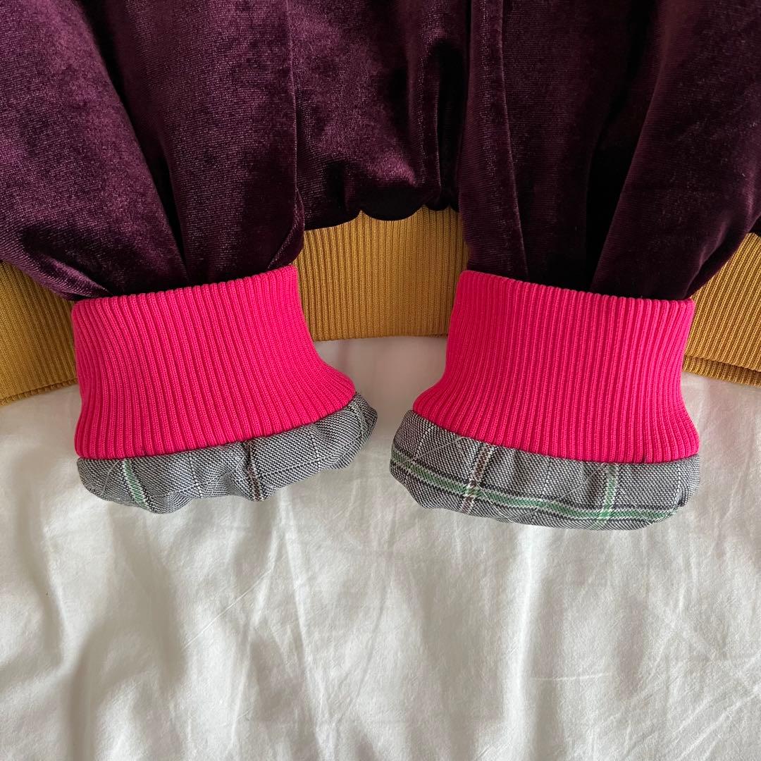 未使用級レア✳︎FRED PERRY ハーフジッププルオーバー　スウェット　ベロア