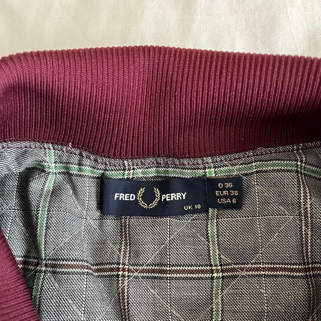 未使用級レア✳︎FRED PERRY ハーフジッププルオーバー　スウェット　ベロア