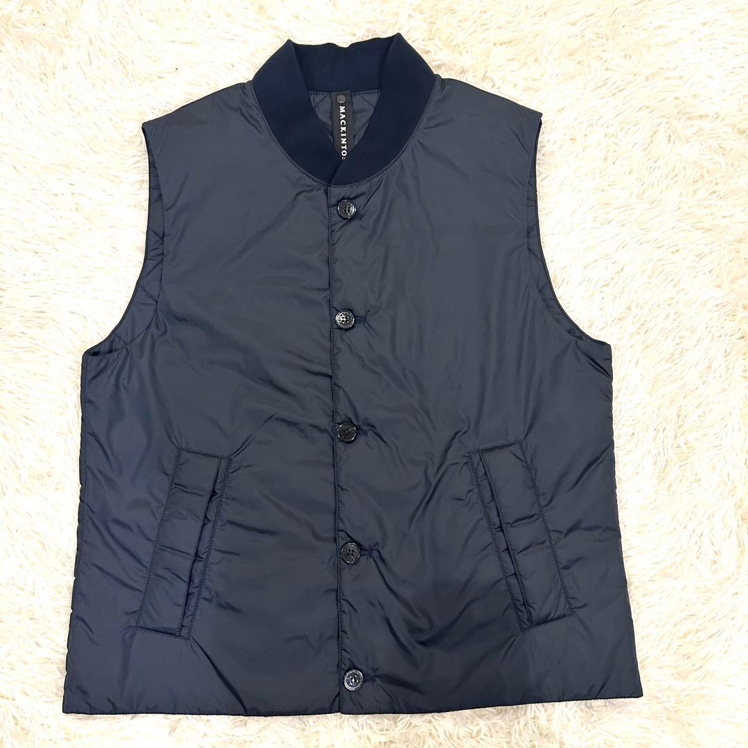極美品 マッキントッシュ MACKINTOSH ベスト キルティング 38 中綿