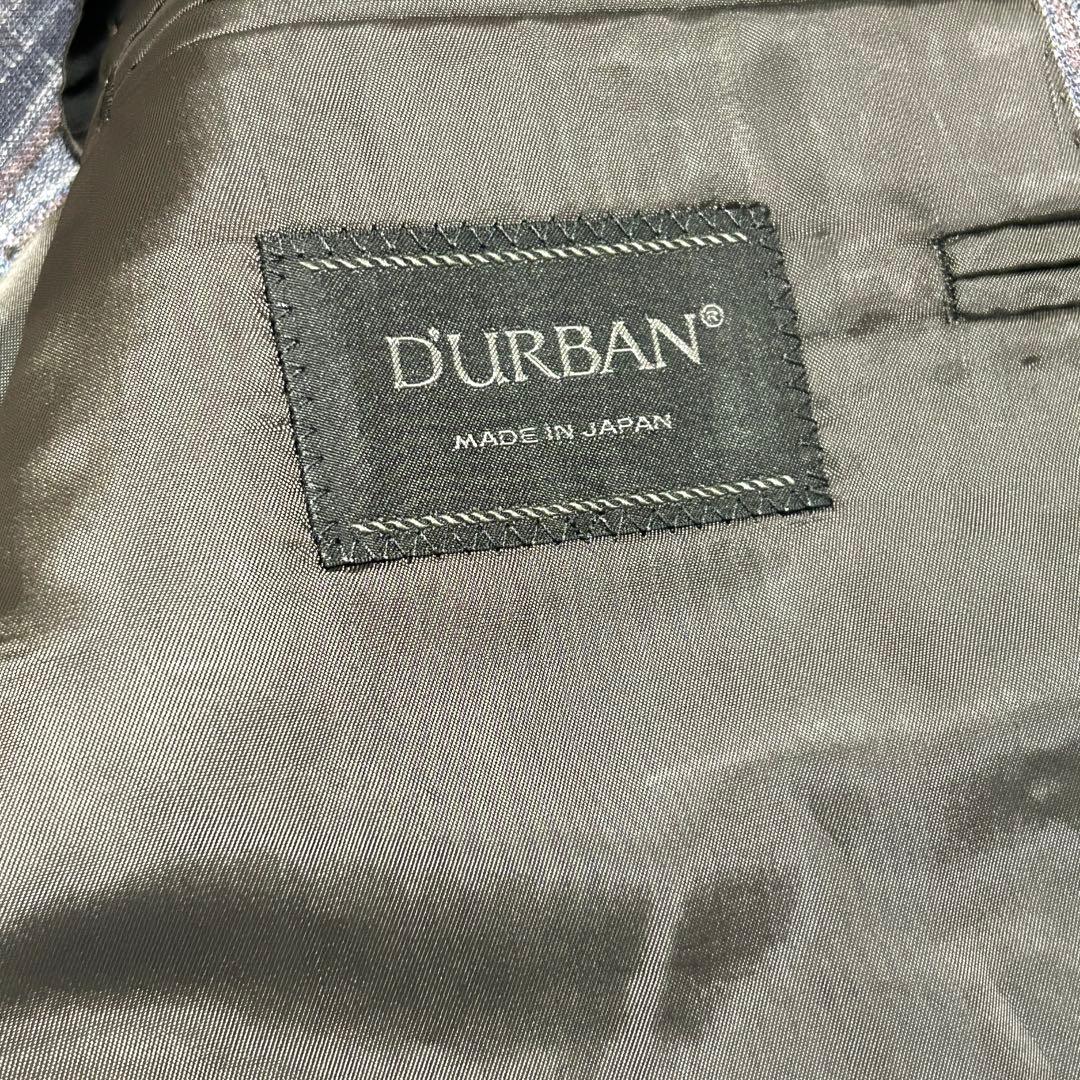 新品 タグ付き D'UBAN 背抜き テーラードジャケット 格子柄 3L