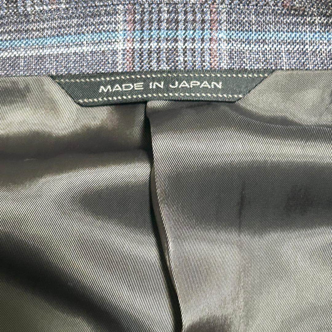 新品 タグ付き D'UBAN 背抜き テーラードジャケット 格子柄 3L