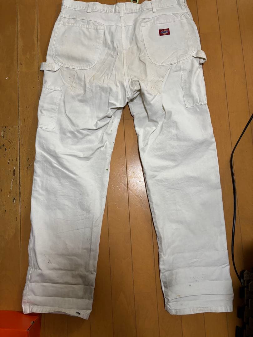 90s ディッキーズ　Dickies ペインターパンツ ホワイト　白