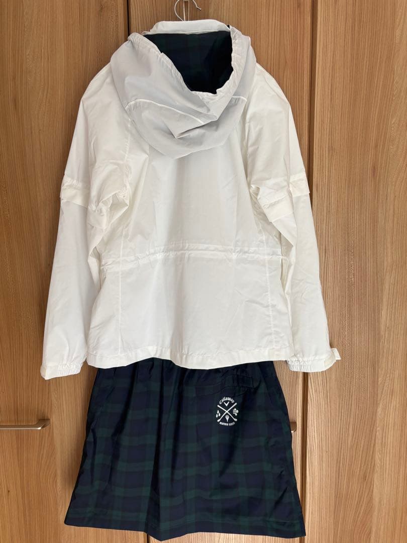 Callaway レディース レインウェア ホワイト　Lサイズ