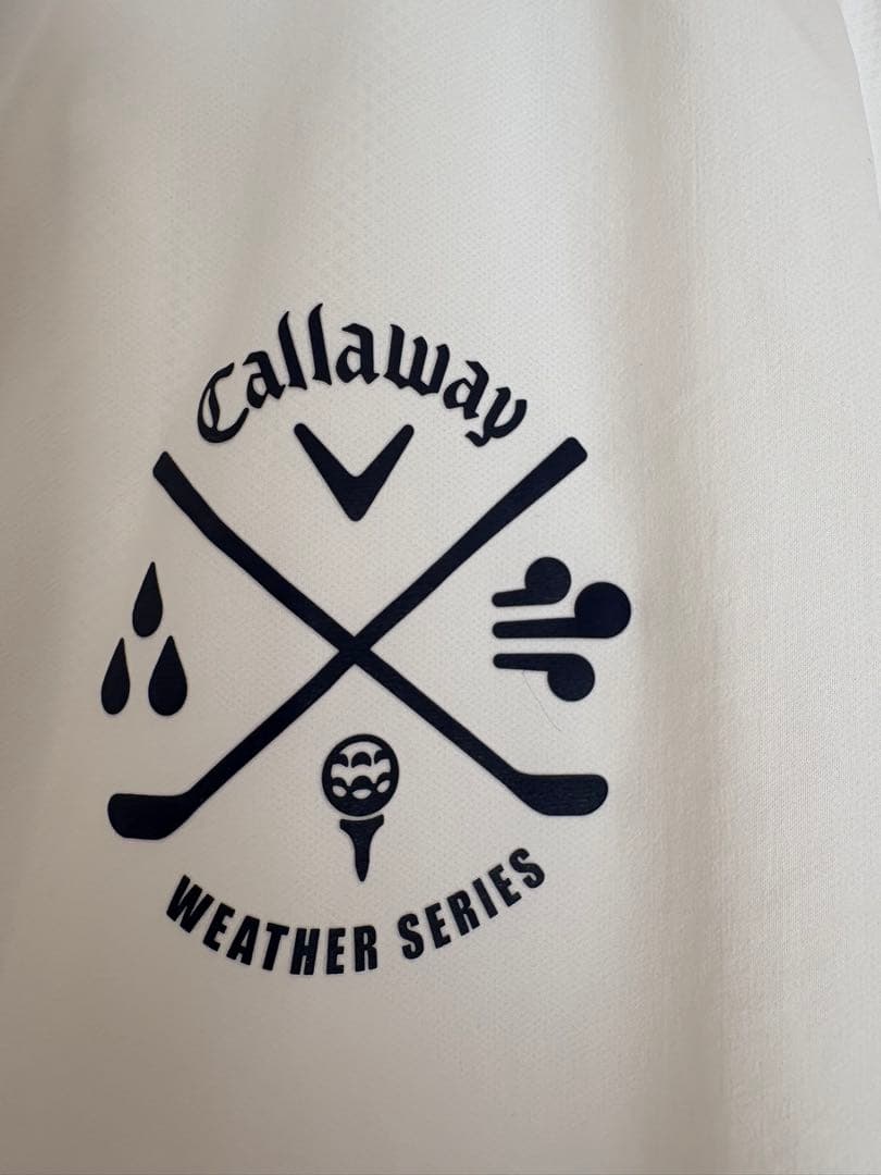 Callaway レディース レインウェア ホワイト　Lサイズ