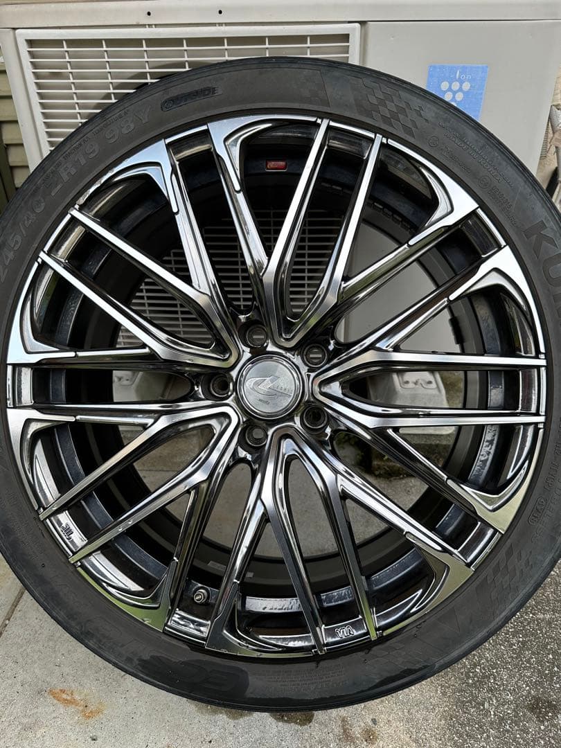 WEDS LEONIS SK 19インチ　ウェッズレオニスSK　４本セット　中古