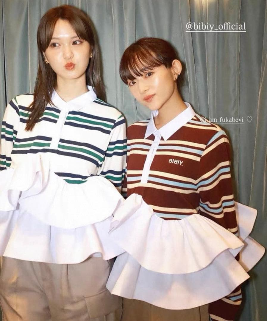 Bibiy. LOLA PEPURAMU POLO BROWN ビビィ