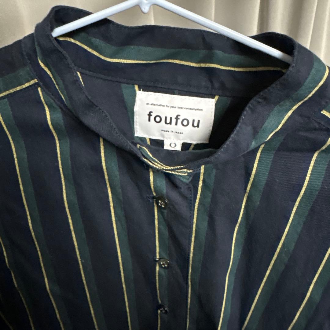 ワンピース foufou british green stripe onepiece 0