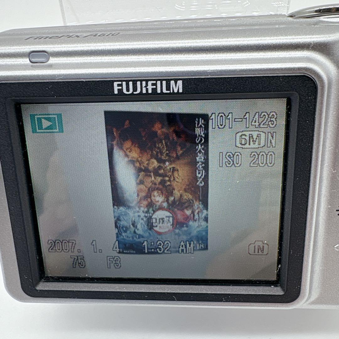 FUJIFILM FinePix A610 デジタルカメラ 単三電池使用