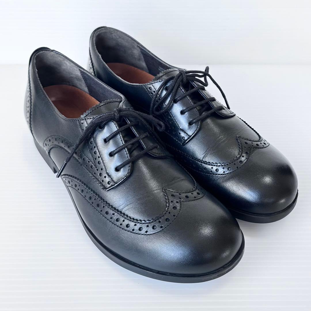 未使用級✨ ビルケンシュトック ララミーロー 黒 レザー 25cm 廃盤