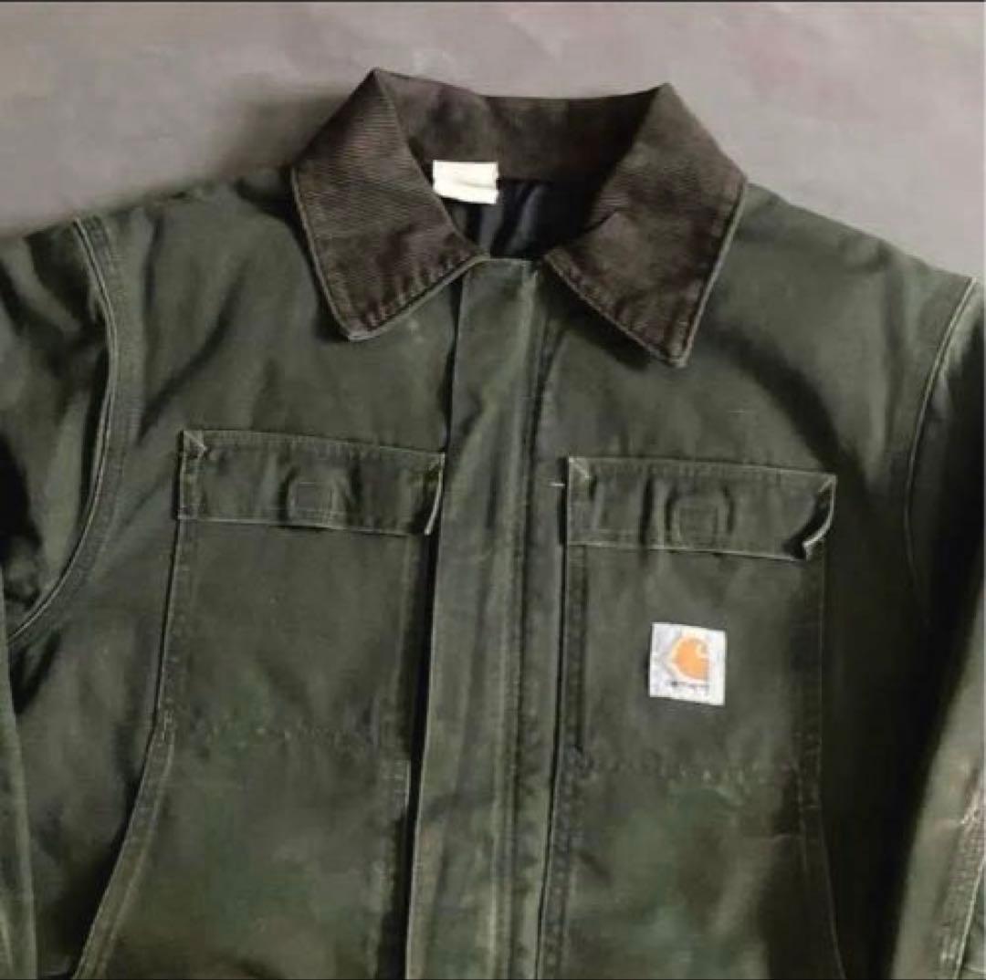 90s 【USA製】carhartt vintage JKT コーデュロイ襟