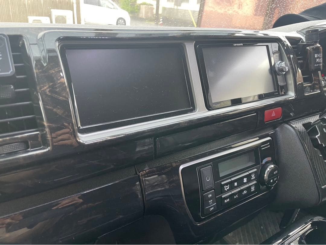 マホガニー調 インパネ ハイエースワゴン