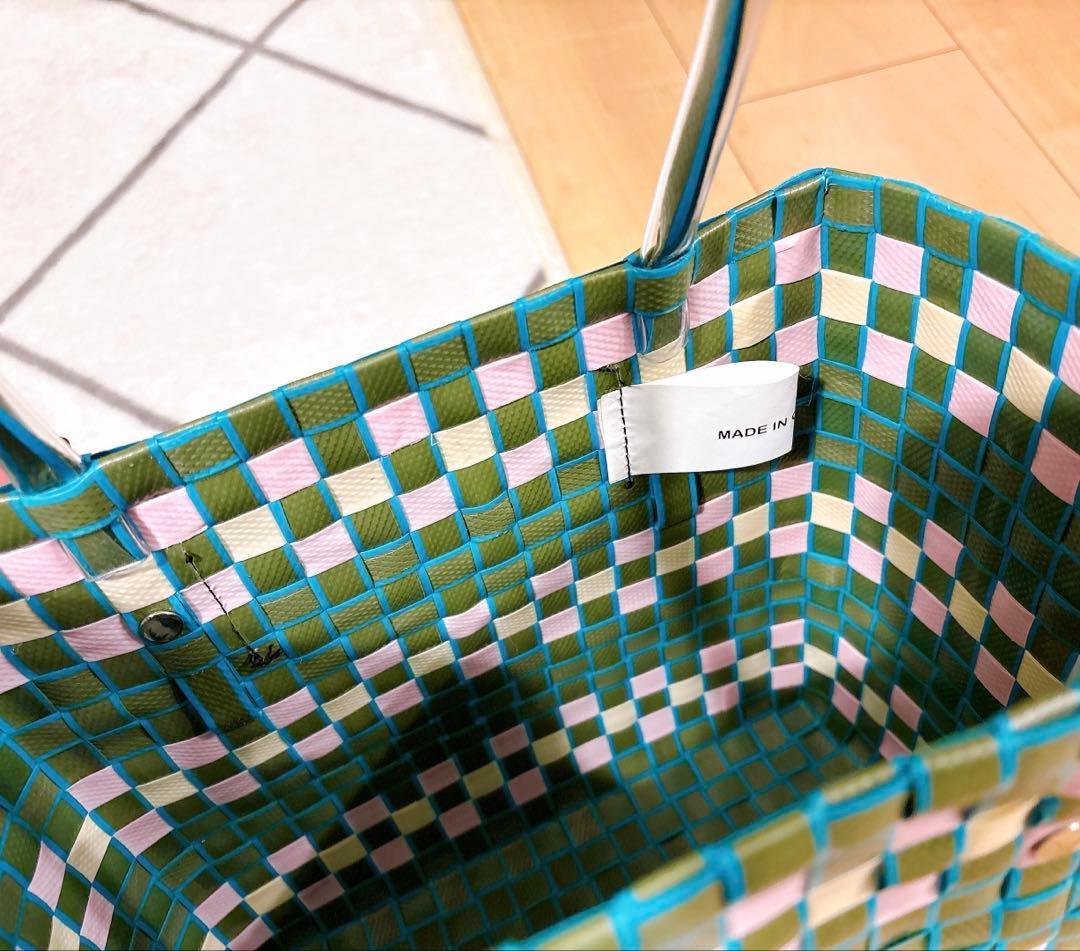 MARNI マルニフラワーマーケット　バスケットバッグ　カゴバック