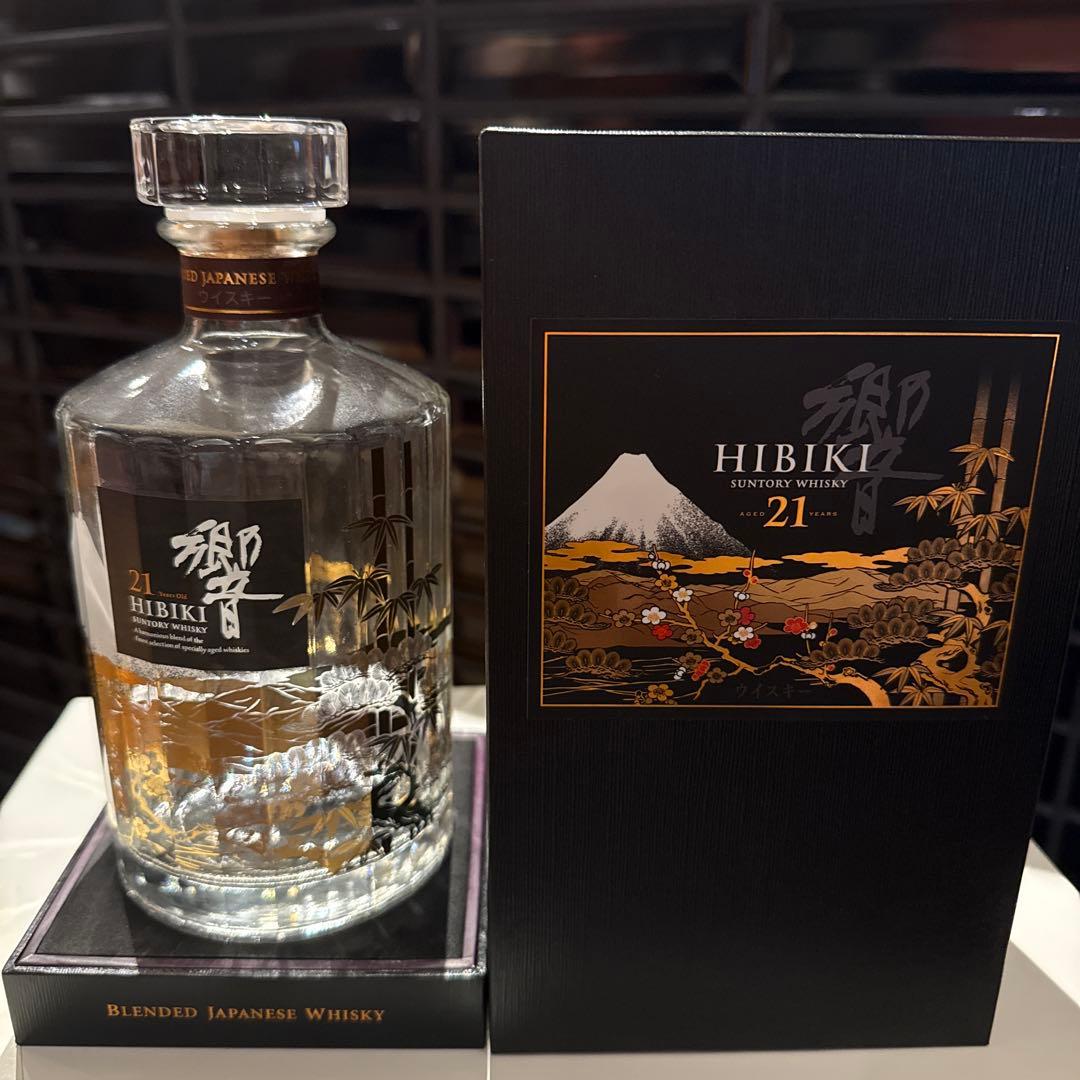 響21年　花鳥風月　空き瓶　箱付き、説明書付