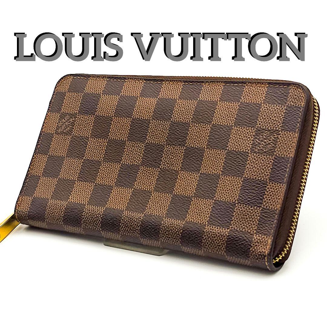 ルイヴィトン　ジッピーオーガナイザー　ダミエ　ラウンドファスナー　長財布　403